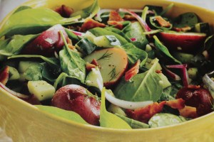 Fresh Spinach-Potato Salad