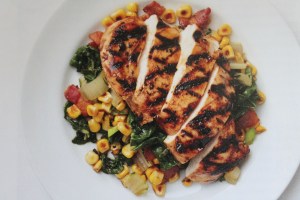 Chicken w/Corn & Swiss Chard