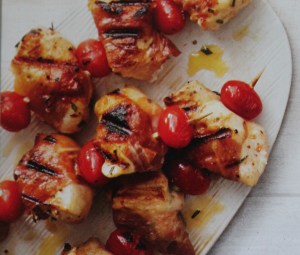 Chicken Prosciutto Wrapped Kebabs