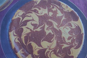 Chocolate-Swirled Pumpkin Cheesecake
