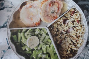 Turkey, Green Bean and Cranberry Rice