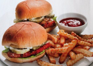 Ham Sliders w/Seasoned Fries