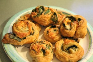 My Spinach-Cheese Swirls