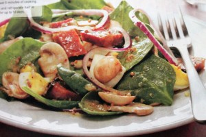 Ham/Spinach Salad