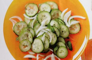 Cucumber and Onions
