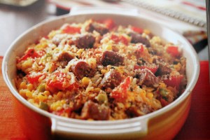 Sausage and Pepper Pie