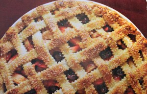 Apple-Cherry Lattice Pie